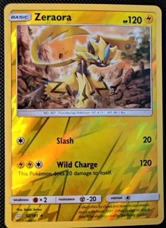 Zeraora Reverse Holo 52