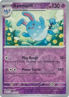 Azumarill Reverse Holo 65