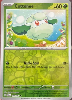 Cottonee Reverse Holo 14