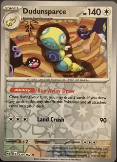 Dudunsparce Reverse Holo 129
