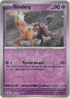 Girafarig Reverse Holo 66