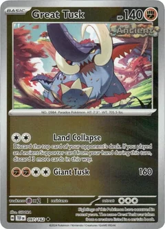 Great Tusk Reverse Holo 97