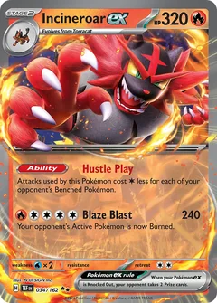 Incineroar Ex 34