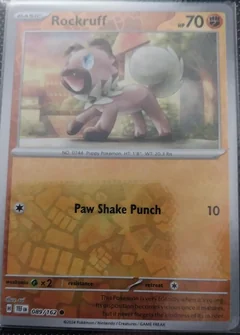 Rockruff Reverse Holo 89