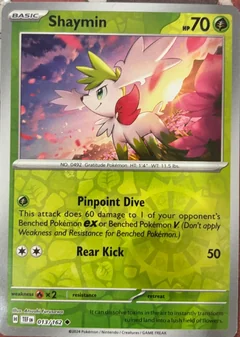 Shaymin Reverse Holo 13