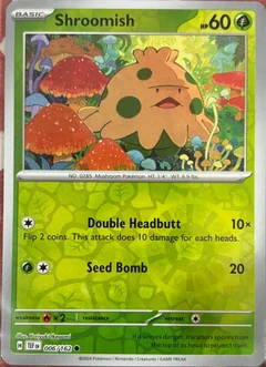 Shroomish Reverse Holo 6