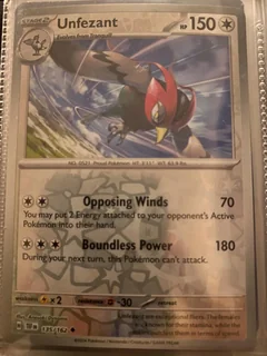 Unfezant Reverse Holo 135