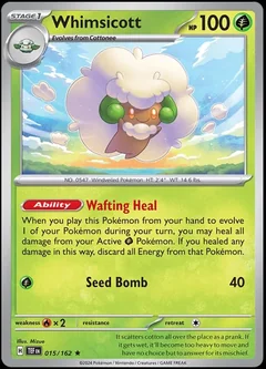 Whimsicott Reverse Holo 15