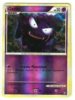 Gastly Reverse Holo 63