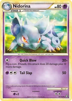 Nidorina Reverse Holo 45