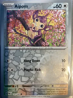 Aipom Reverse Holo 137