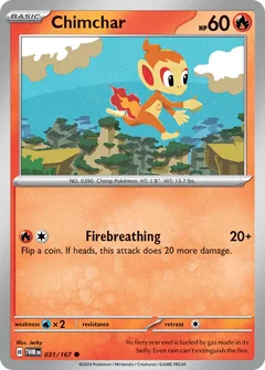 Chimchar Reverse Holo 31