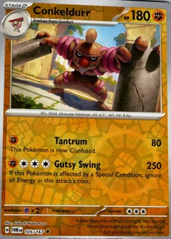 Conkeldurr Reverse Holo 105