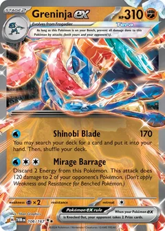 Greninja Ex Metal 106