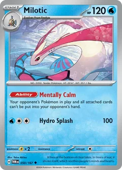 Milotic Reverse Holo 50