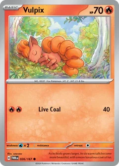 Vulpix Reverse Holo 26