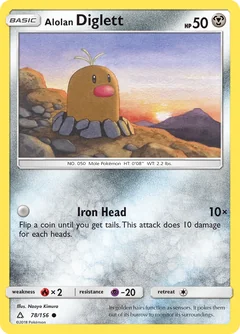 Alolan Diglett 78