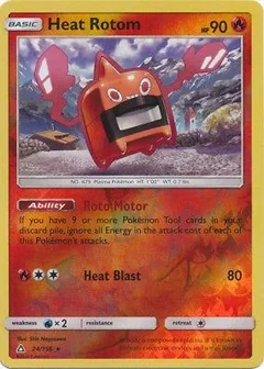 Heat Rotom Reverse Holo 24