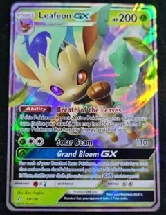 Leafeon Gx Reverse Holo 13