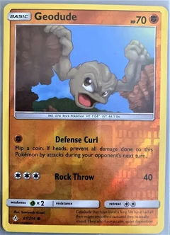 Geodude Reverse Holo 87