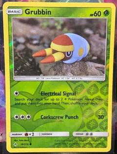 Grubbin Reverse Holo 18