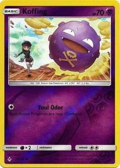 Koffing Reverse Holo 73