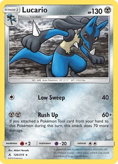 Lucario Holo 126