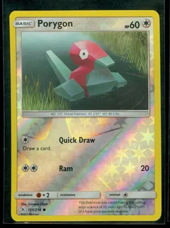 Porygon Reverse Holo 155
