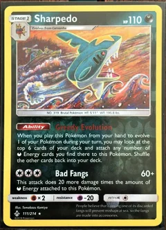 Sharpedo Reverse Holo 111