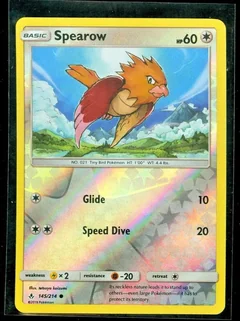 Spearow Reverse Holo 145