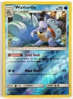 Wartortle Reverse Holo 34