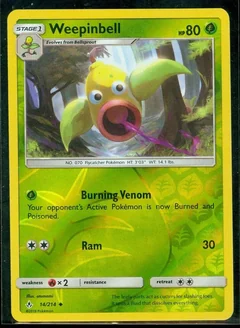 Weepinbell Reverse Holo 14