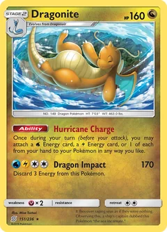 Dragonite Cracked Ice Holo 151