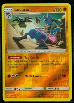 Lucario Reverse Holo 117