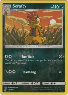 Scrafty Reverse Holo 138