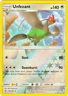 Unfezant Reverse Holo 176