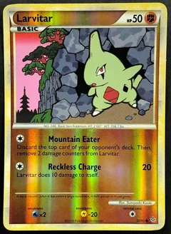 Larvitar Reverse Holo 50
