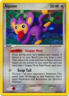 Aipom Reverse Holo 34