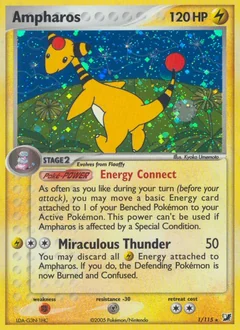 Ampharos Reverse Holo 1
