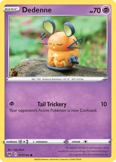 Dedenne Reverse Holo 77