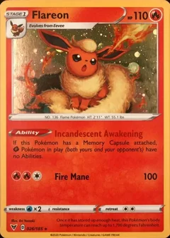 Flareon Cosmos Holo 26