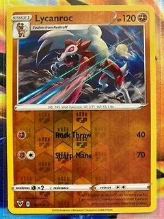 Lycanroc Reverse Holo 95