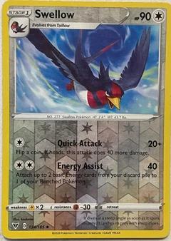 Swellow Reverse Holo 134