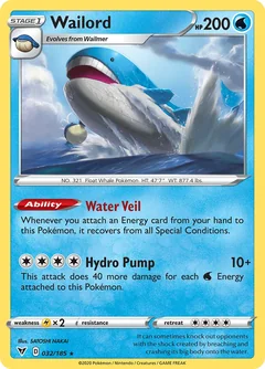 Wailord Reverse Holo 32