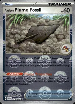 Antique Plume Fossil Poke Ball 79