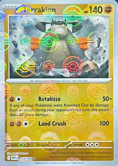 Terrakion Poke Ball 54