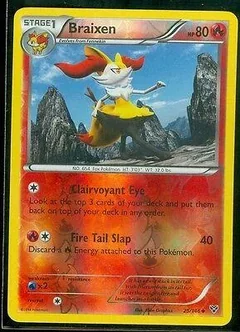 Braixen Reverse Holo 25