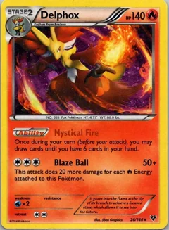 Delphox Cosmos Holo 26