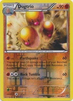 Dugtrio Reverse Holo 59