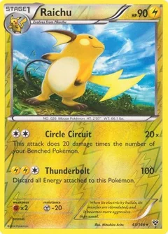 Raichu Reverse Holo 43
